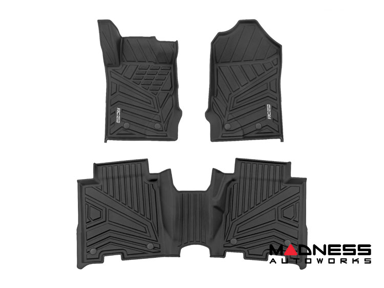 Ford Bronco Floor Liners - Flex-Fit - 4 Door - Rough Country